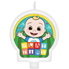 CoComelon "Play Time" Birthday Candle featuring JJ