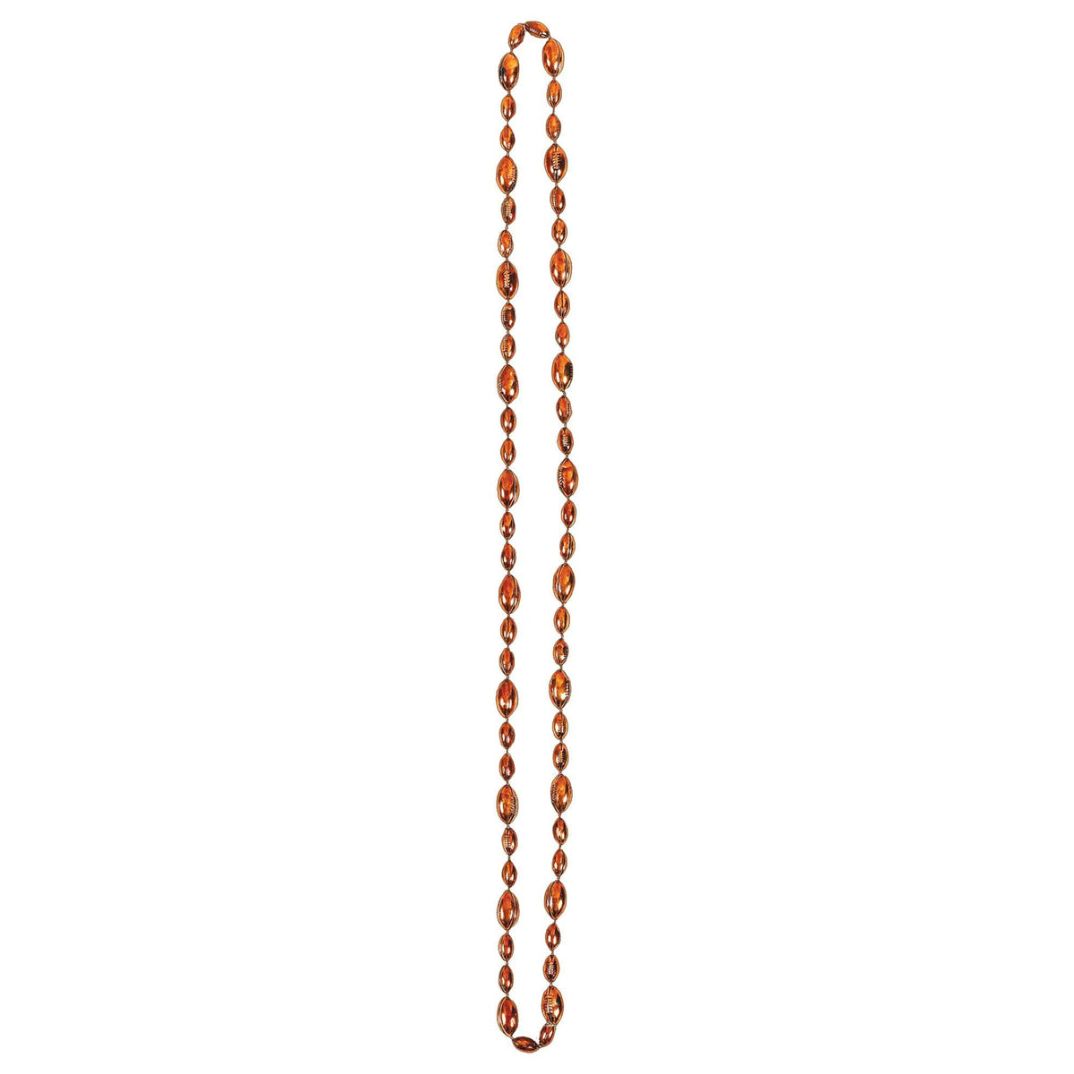 Football Bead Necklace - 36-Inch Sports Fan Accessory