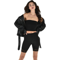 Halloween Lace-Trimmed Bike Shorts - Adult S/M