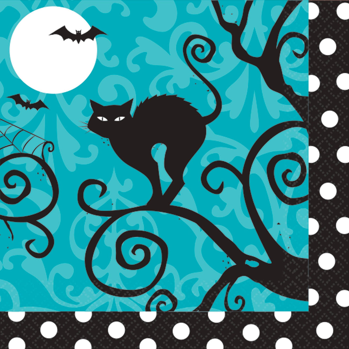 Frightfully Fun Halloween Beverage Napkins - 5 In. X 5 In.