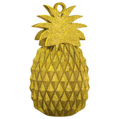 Glittering Gold Pineapple Balloon Weight Accessory