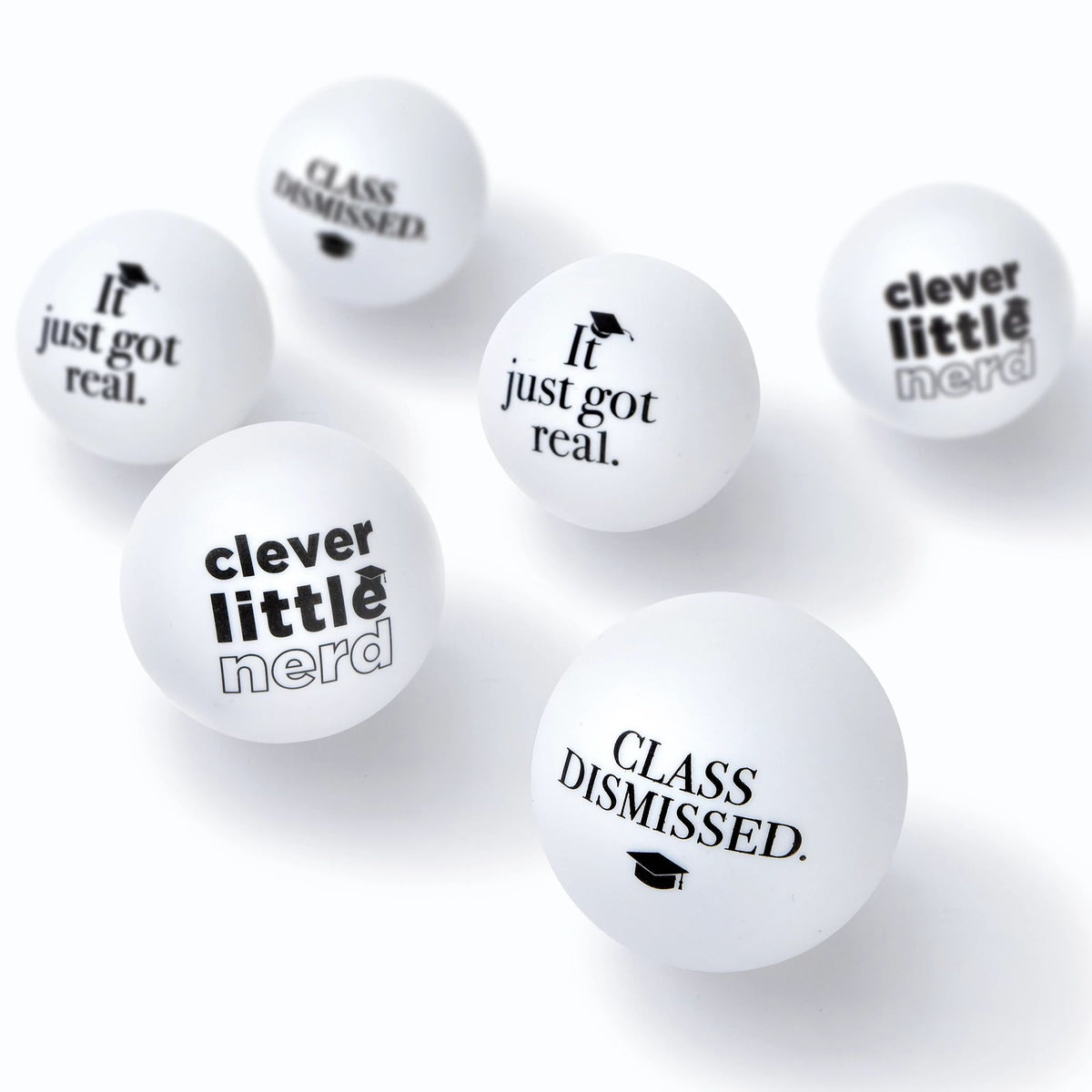 Graduation Celebration Pong Balls Set