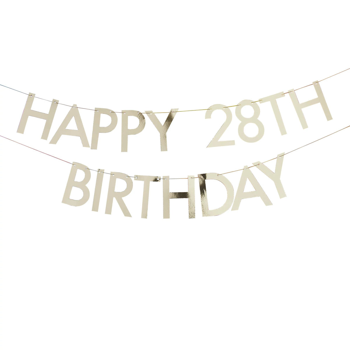 Bright Pastel Customizable Milestone Birthday Banner
