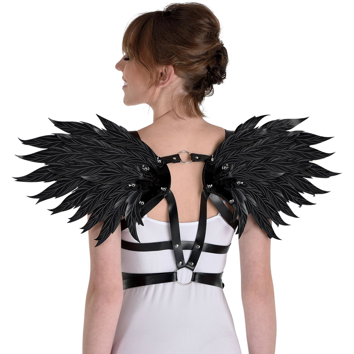 Black Club Wing Harness - Halloween Costume Accessory