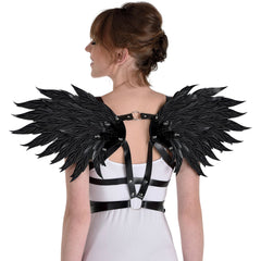 Black Club Wing Harness - Halloween Costume Accessory