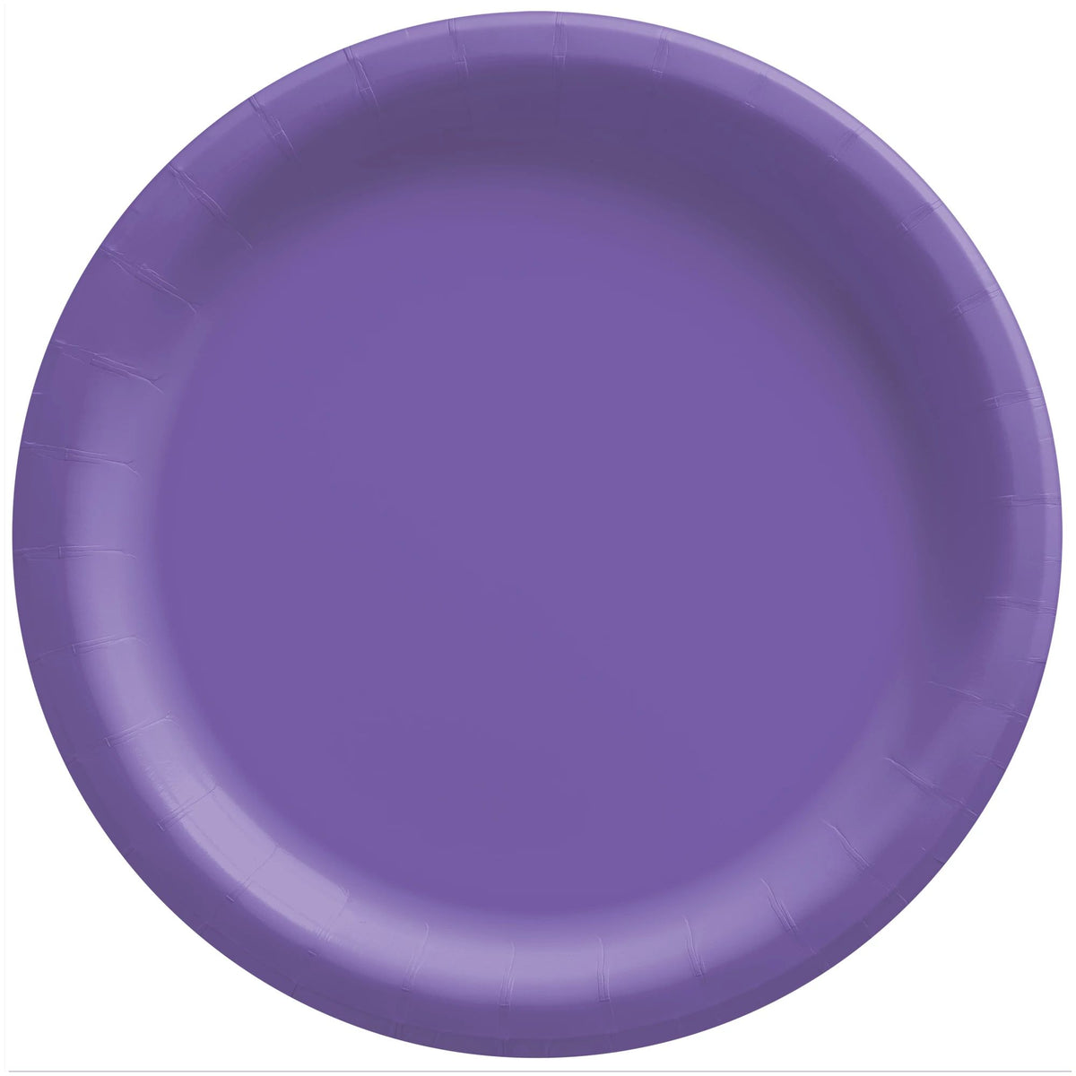 Purple 6.75" Round Paper Plates - Pack of 20