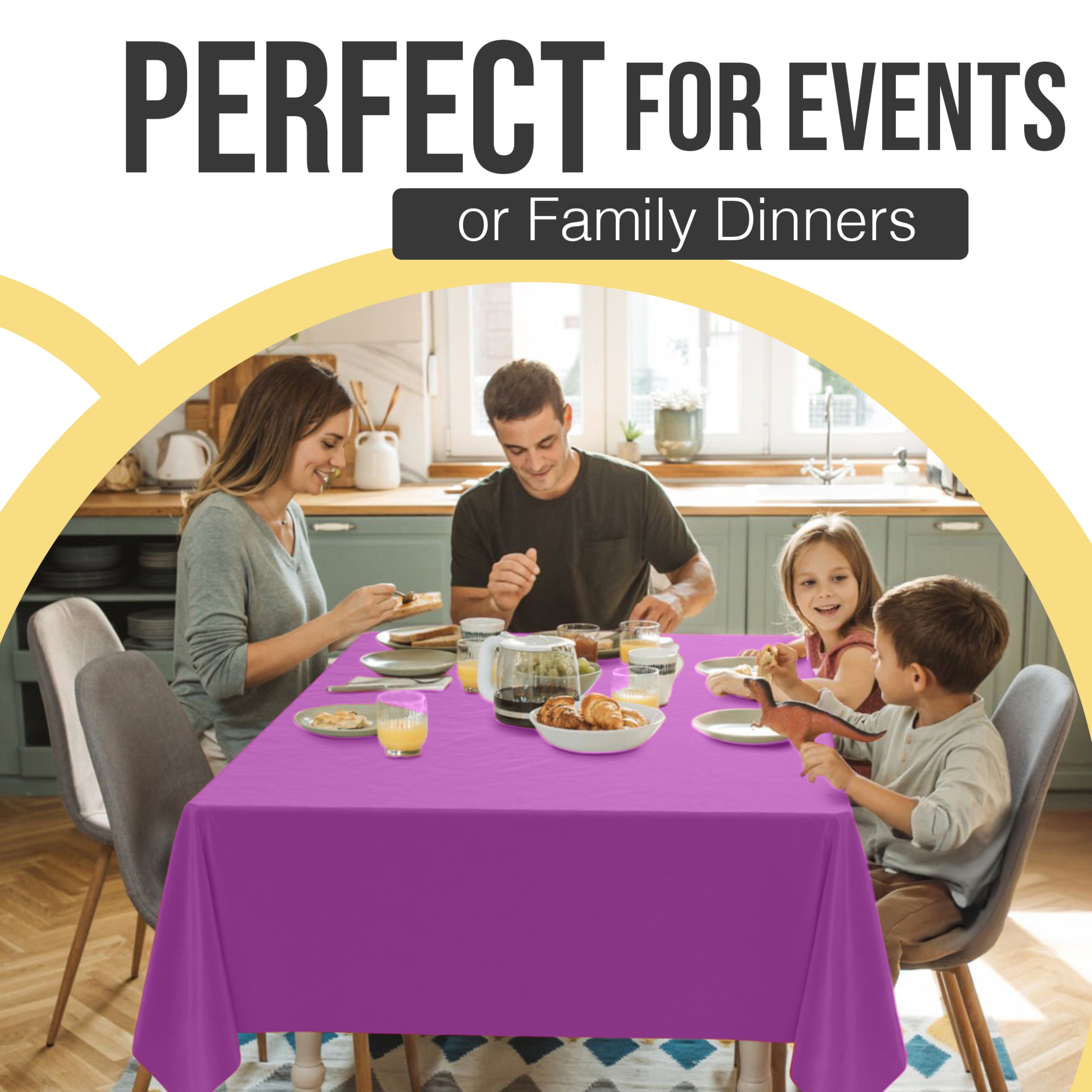 6 Pack Magenta 66% Thicker Premium Table Cover | 54 in. x 108 in.