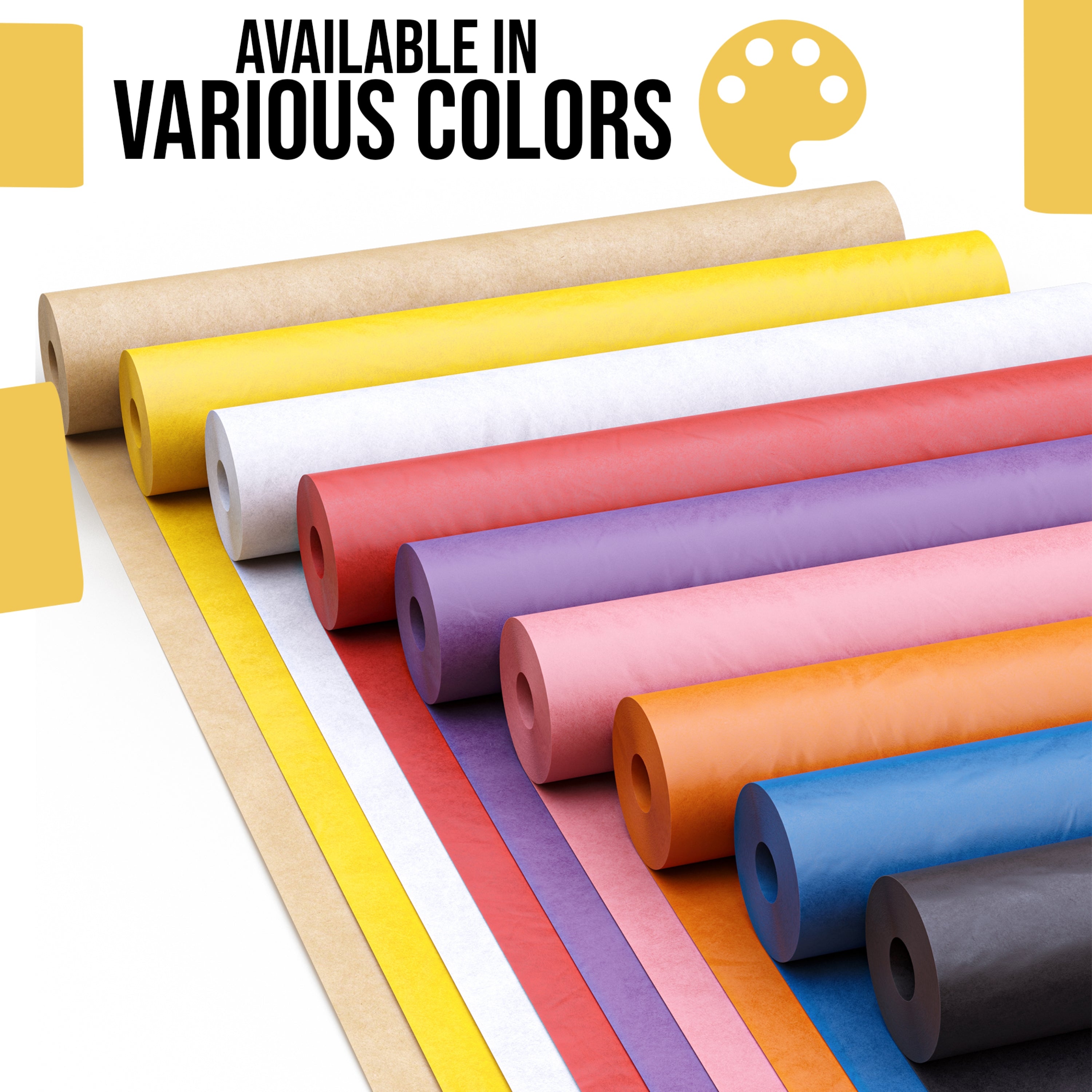 17.75" x 110' Kraft Paper Roll | Natural