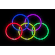 8 In. Assorted Glow Bracelets | 100 Count