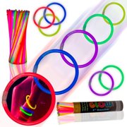 8 In. Assorted Glow Bracelets | 100 Count