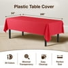 Premium Plum Plastic Table Cover