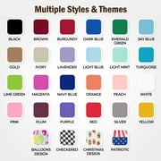 Premium Plum Plastic Table Cover
