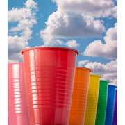 12 Oz. Cerise Plastic Cups | 50 Count