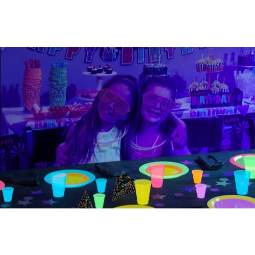 2 Oz. Neon Assorted Color Plastic Cups | 60 Count