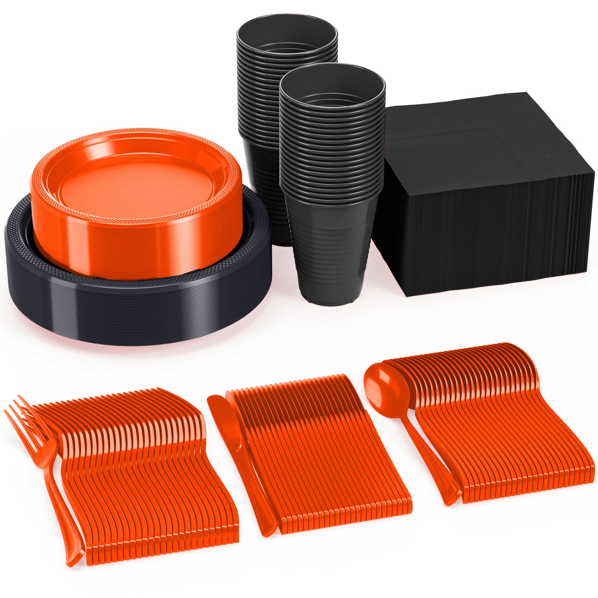 350 pcs Halloween tableware set