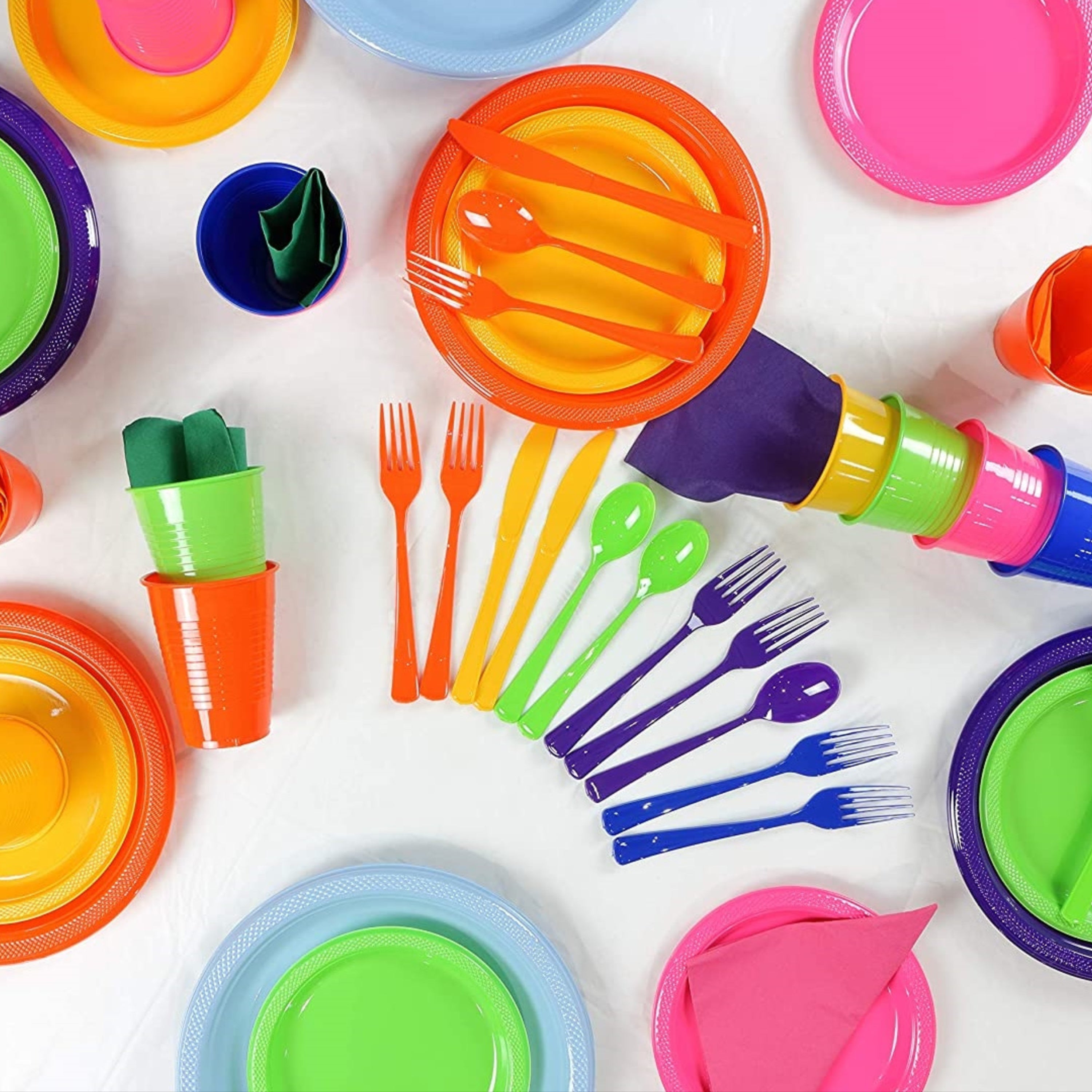 350 pcs Halloween tableware set