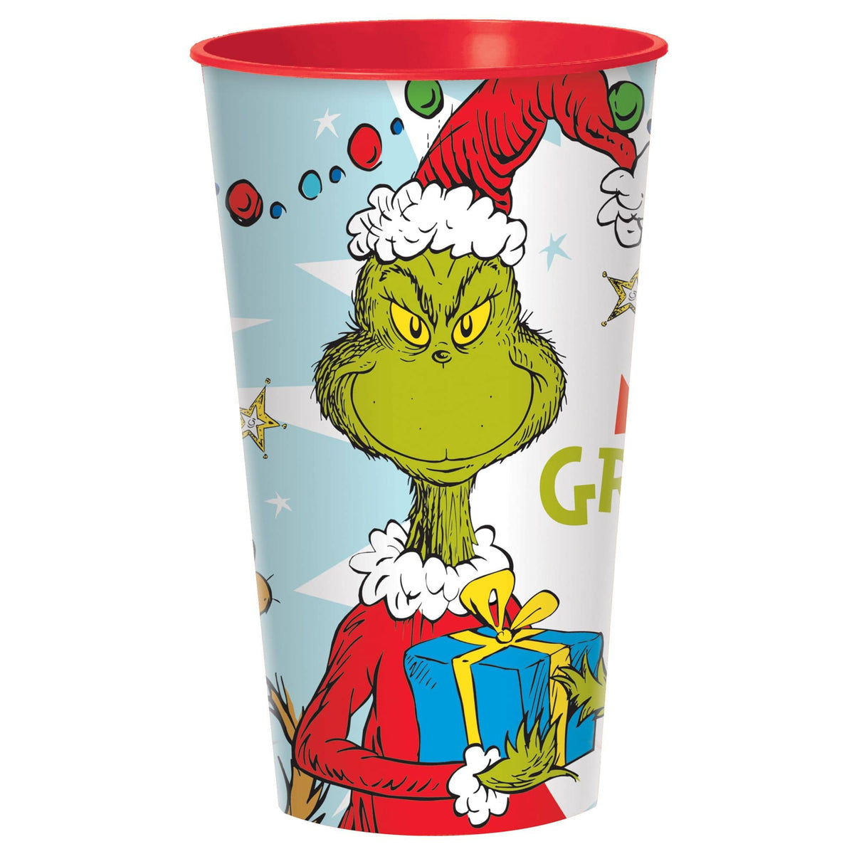 32 oz Christmas Grinch Plastic Tumbler