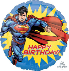 Happy Birthday Superman Balloon