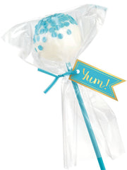 Pink Cake Pop Kit with Yummy Tags - 24 Count