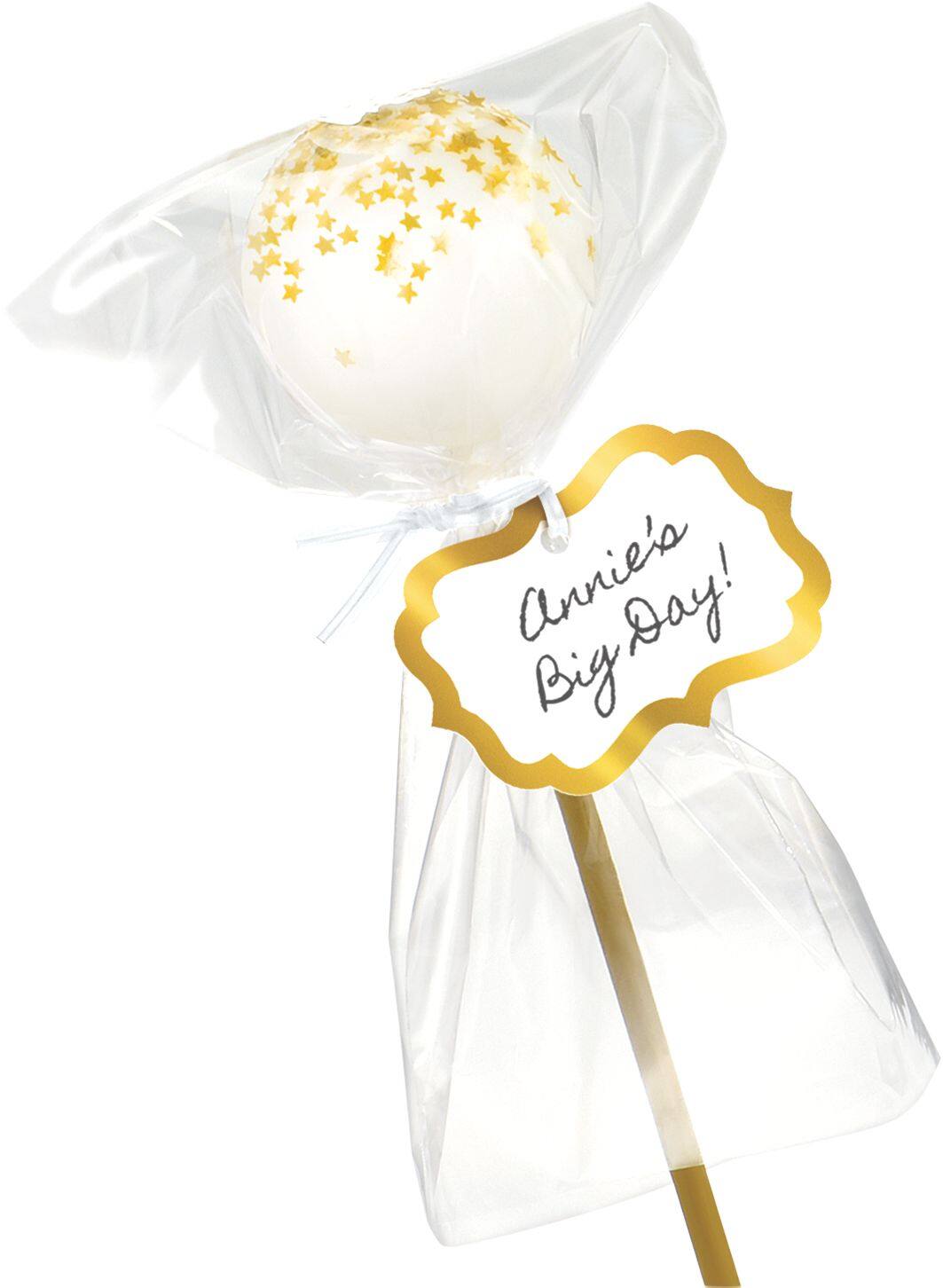 Pink Cake Pop Kit with Yummy Tags - 24 Count