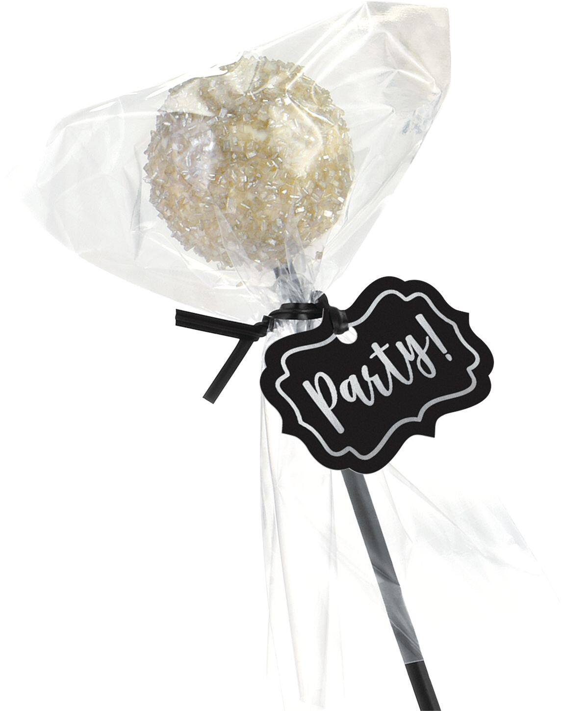 Pink Cake Pop Kit with Yummy Tags - 24 Count
