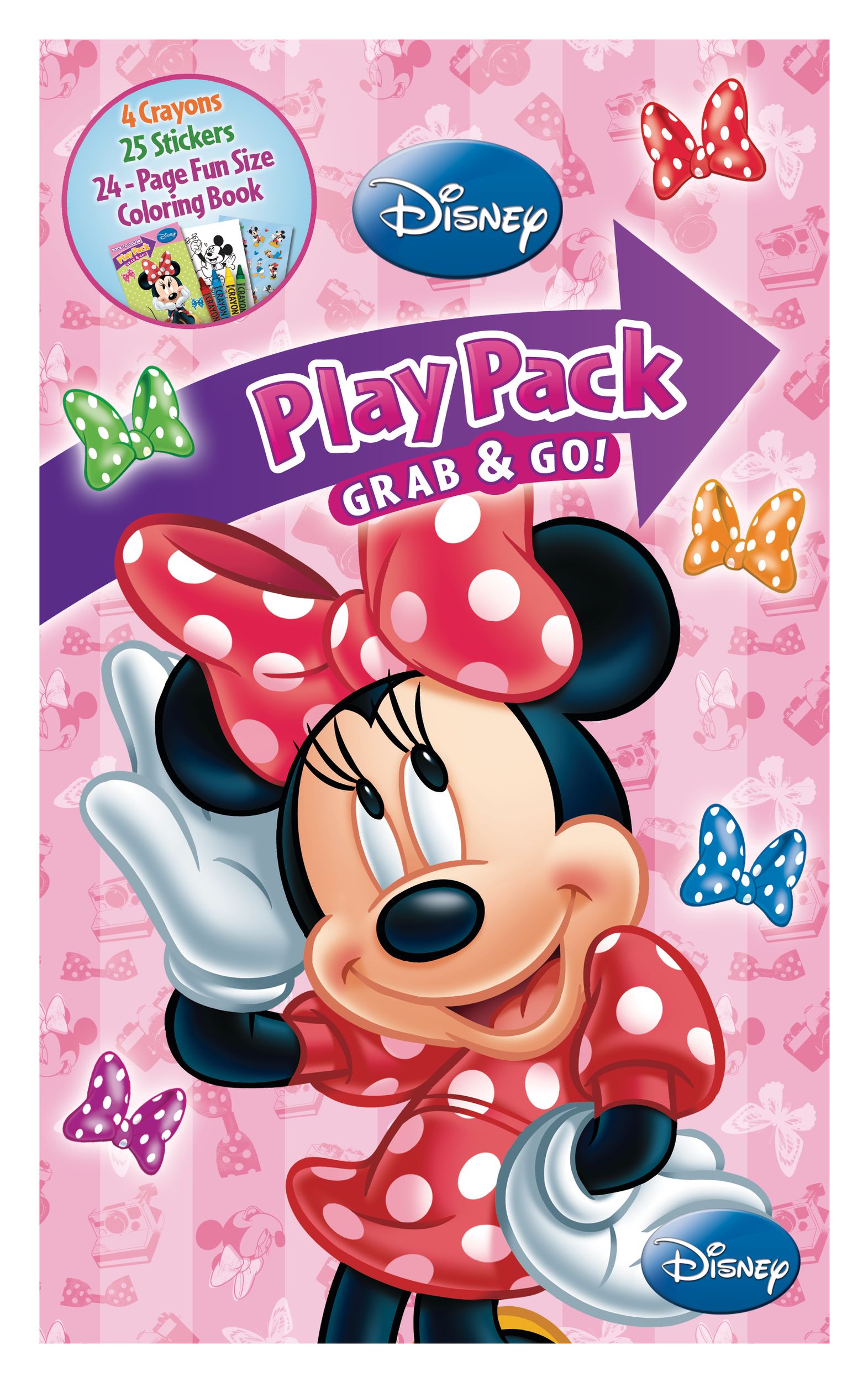 Minnie Mouse Grab & Go Activity Pack with Coloring Book, Crayons & Stickers