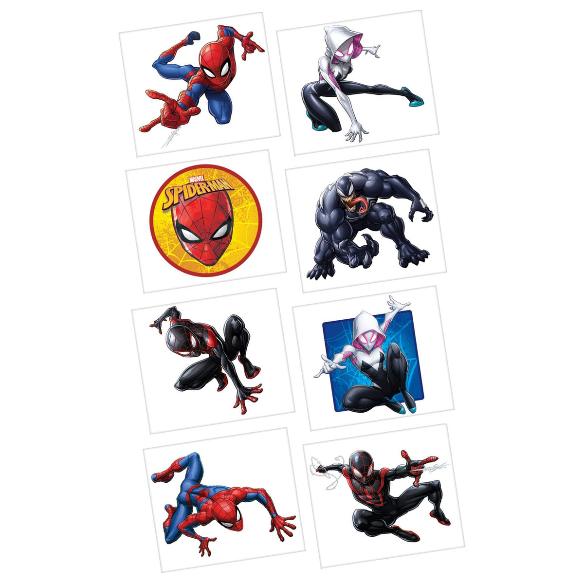 Spider-Man Classic Party Temporary Tattoos - 24 Count
