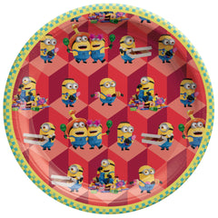 Despicable Me Minion Adventure 7" Round Paper Plates - 8 Pack