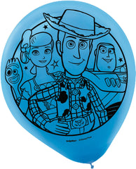 Disney Pixar Toy Story 4 Latex Balloons, 12" - 6 Pack