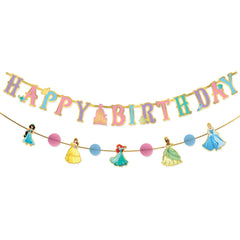 Disney Princess "Happy Birthday" Double Banner Kit