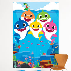 Baby Shark Scene Setter Kit for Kids Birthday Parties