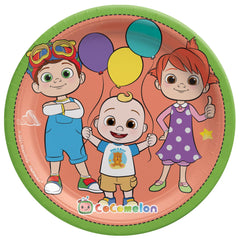CoComelon 7" Round Paper Dessert Plates - 8 Pack