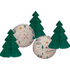Wilderness Theme Hanging Decorations Set ‚Äì Perfect for Baby's First Birthday