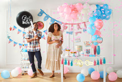 "It's a..." Gender Reveal Tassel Garland - 8 ft Baby Shower Decoration