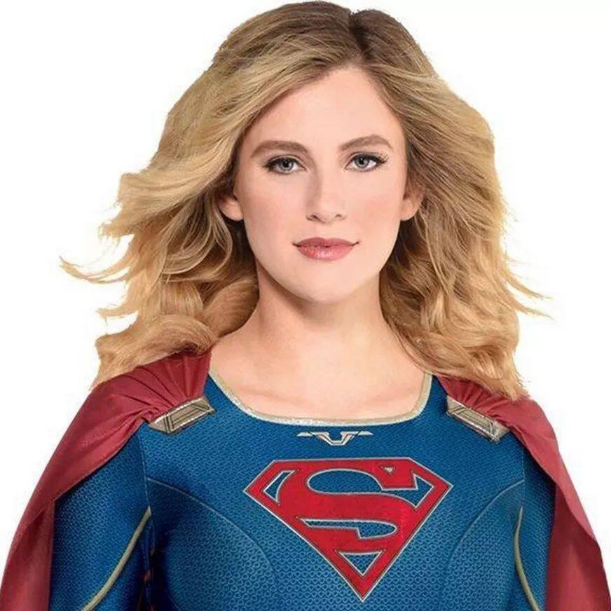 Women's DC Supergirl Halloween Costume Jumpsuit with Cape