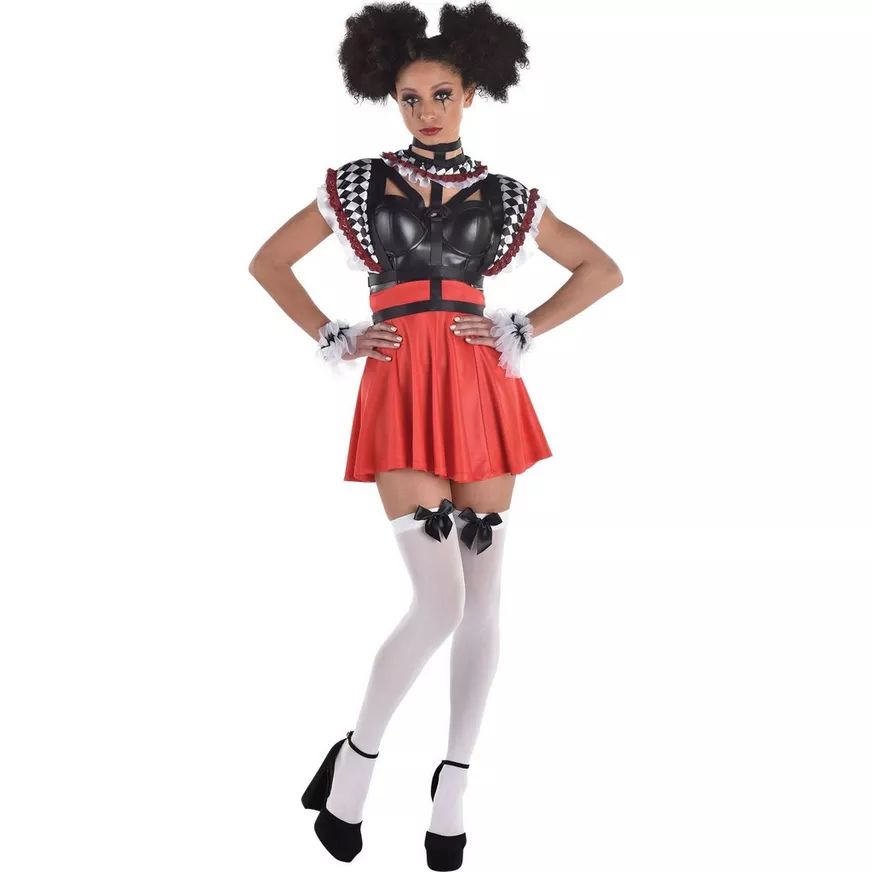 Twisted Circus Harness with Ruffle Detail - Halloween Costume Accessory