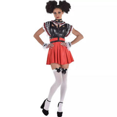 Twisted Circus Harness with Ruffle Detail - Halloween Costume Accessory
