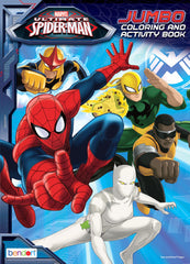 Marvel Spider-Man Jumbo Coloring & Activity Book ‚Äì 32 Pages of Adventure