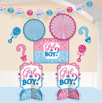 Gender Reveal Room & Table Decorating Kit - 