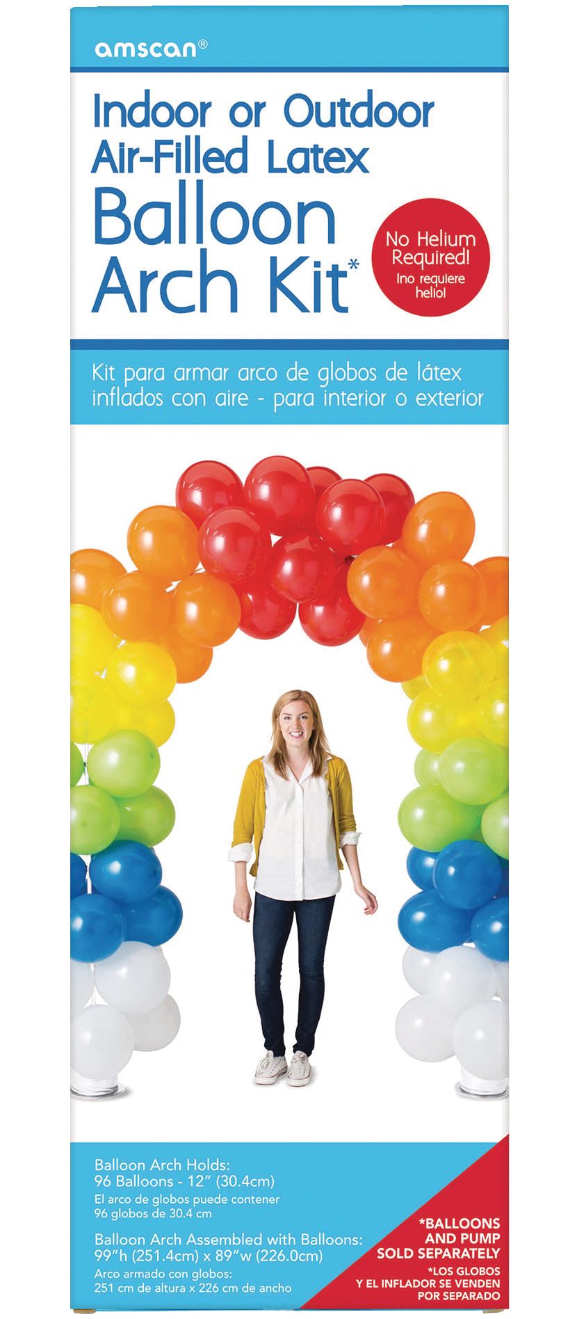8-Foot Balloon Arch Kit - Stand for Weddings, Birthdays, and Celebrations