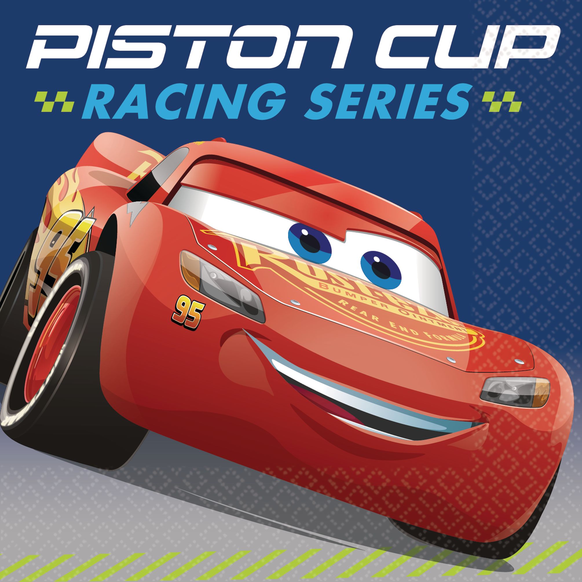 Disney Cars 3 Lightning McQueen Beverage Napkins, 16-Pack