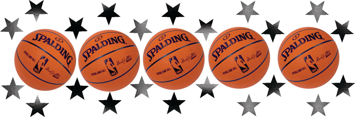 NBA Spalding Basketball Party Confetti