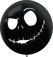 Disney The Nightmare Before Christmas Jack Skellington Latex Balloons, 24-Inch, 2-Pack