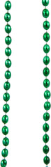 Festive Green Bead Necklaces - 50 Pack