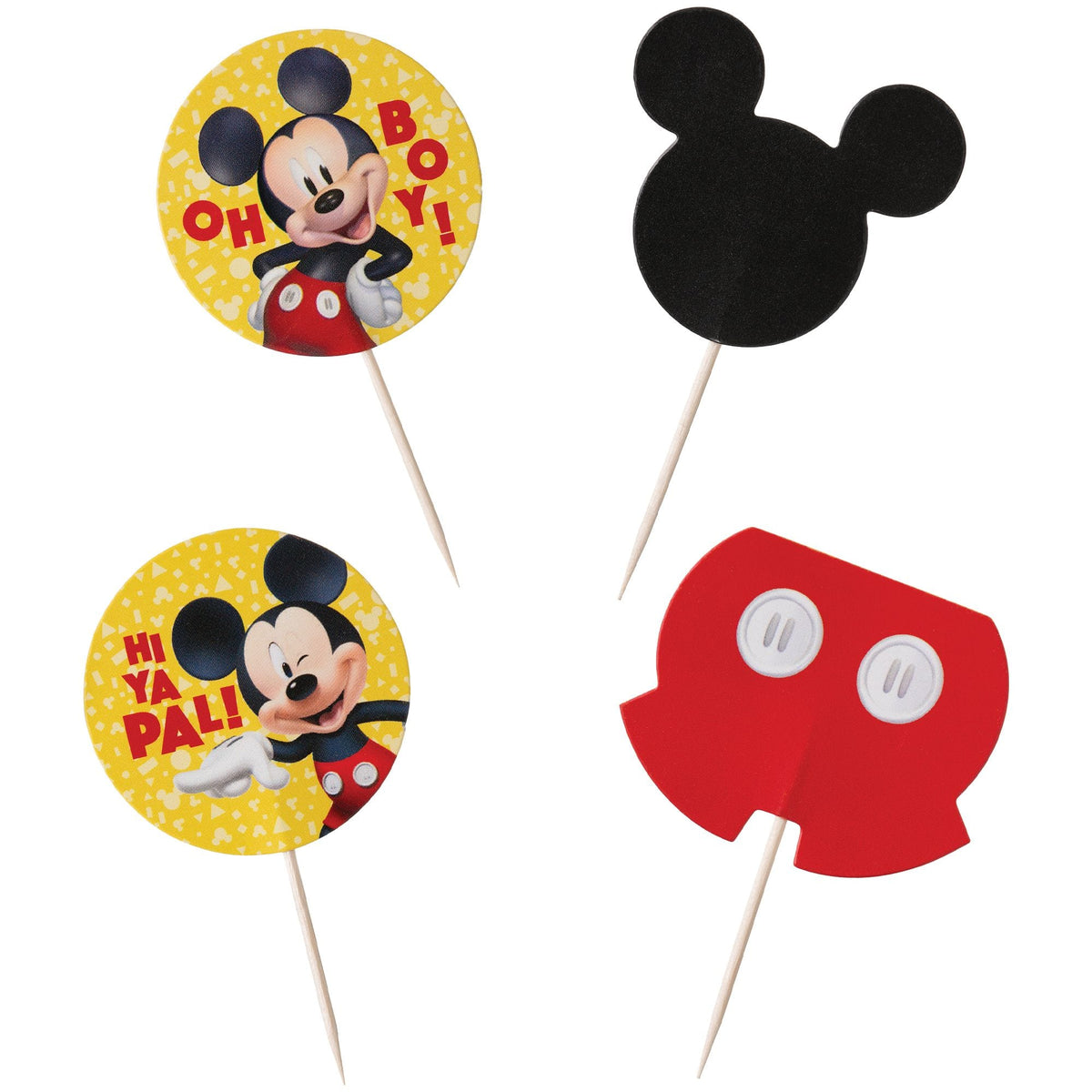 Mickey Mouse Party Picks - 24 Count