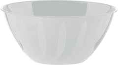 Elegant Silver 2-Quart Plastic Serving Bowl