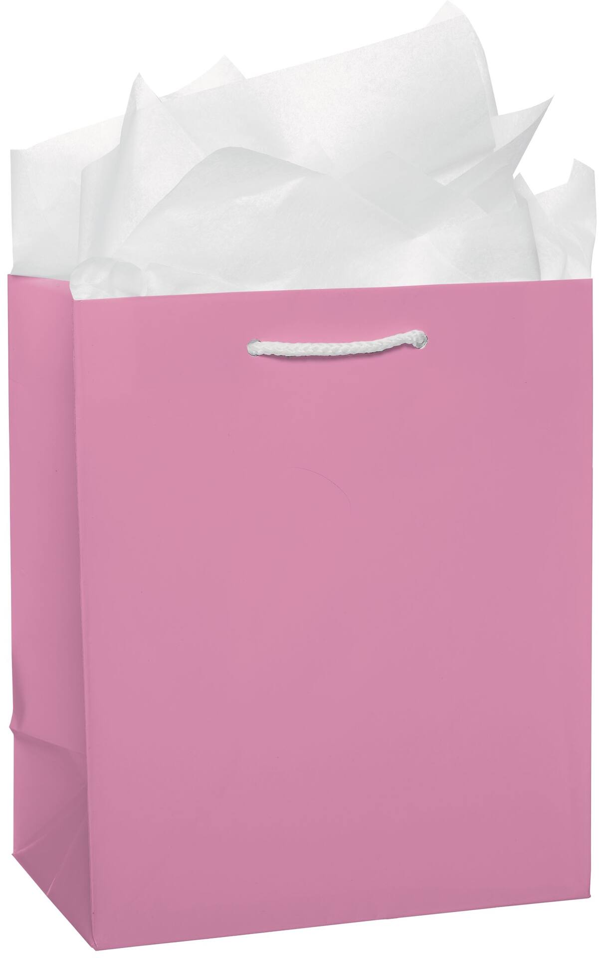 Glossy Bright Pink Gift Bag - Medium Size