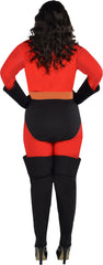 Plus Size Mrs. Incredible Costume - Women's Halloween Superhero Outfit