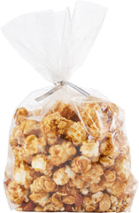 Clear Cello Treat Bags with Silver Twist Ties, 9.5-Inch, 50-Pack
