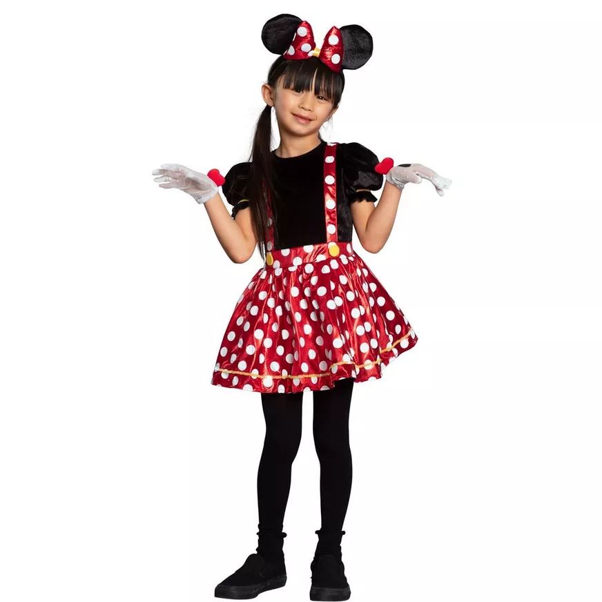 Disney Minnie Mouse Red Polka Dot Costume for Girls